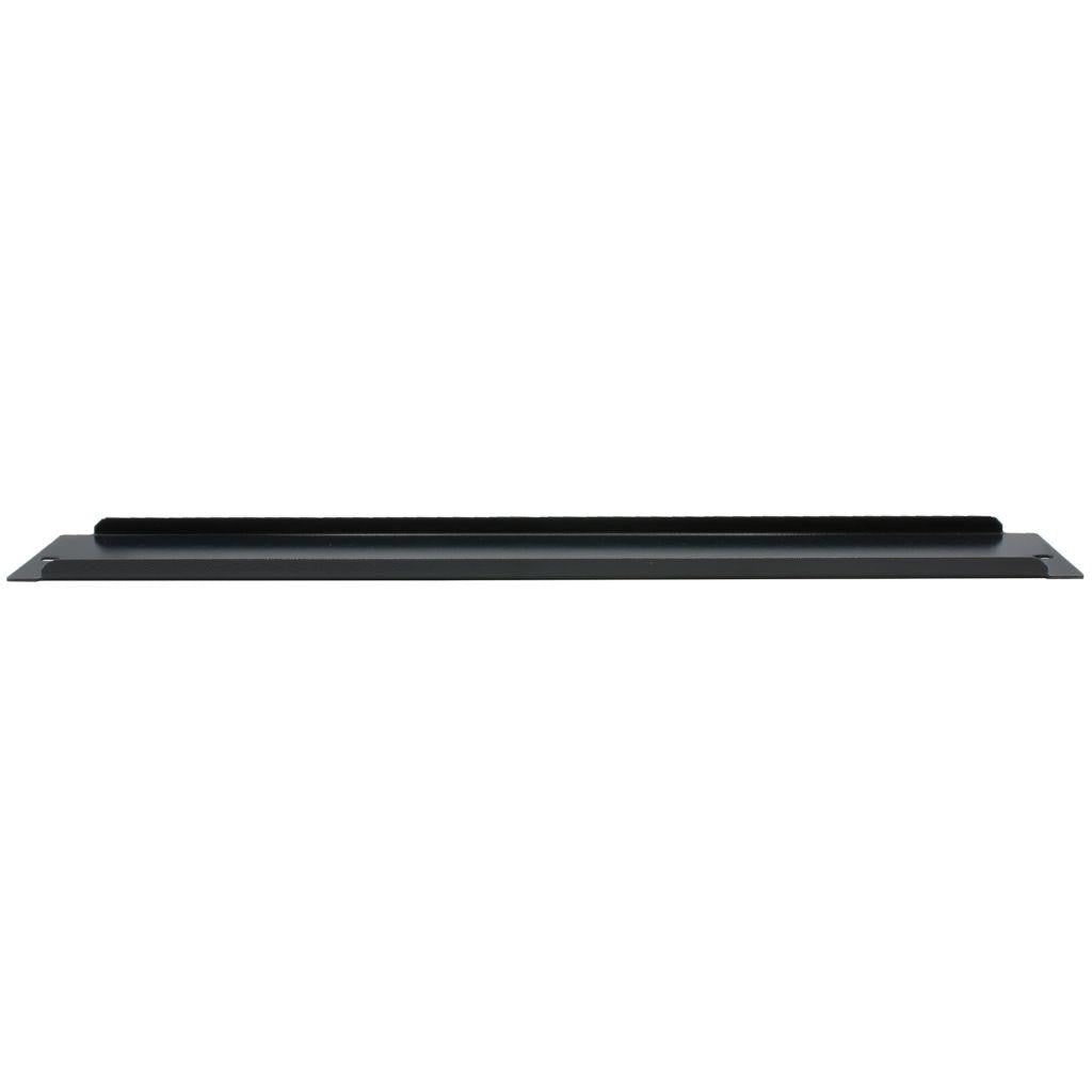 Rockstable 2 HE 19" Abdeckplatte - Regal-Abdeckung - Schwarz - SPCC - Stahl - 2U - Oval - 48,3 cm (19 Zoll)