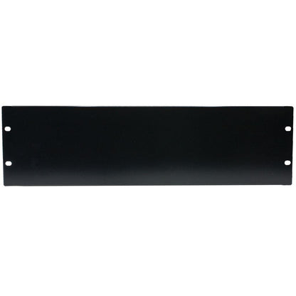 Rockstable 3 HE 19" Abdeckplatte - Regal-Abdeckung - Schwarz - SPCC - Stahl - 3U - Oval - 48,3 cm (19 Zoll)