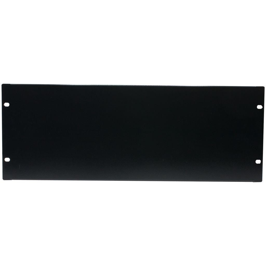 Rockstable 4 HE 19" Abdeckplatte - Regal-Abdeckung - Schwarz - SPCC - Stahl - 4U - Oval - 48,3 cm (19 Zoll)