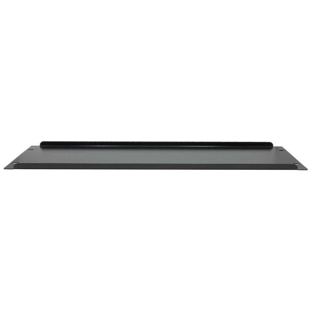Rockstable 4 HE 19" Abdeckplatte - Regal-Abdeckung - Schwarz - SPCC - Stahl - 4U - Oval - 48,3 cm (19 Zoll)