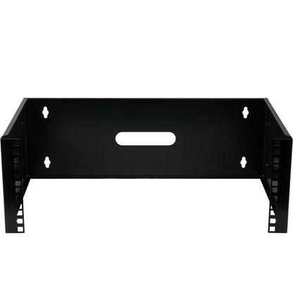 Rockstable 4 HE 19" Wandmontagerahmen - Montageset - Schwarz - SPCC - Stahl - 4U - Quadratisch - offen