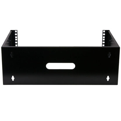 Rockstable 4 HE 19" Wandmontagerahmen - Montageset - Schwarz - SPCC - Stahl - 4U - Quadratisch - offen