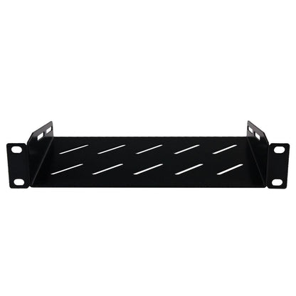 Rockstable 1 HE 10" Fachboden - Regalboden - Schwarz - SPCC - Stahl - 1U - Oval - 25,4 cm (10 Zoll)