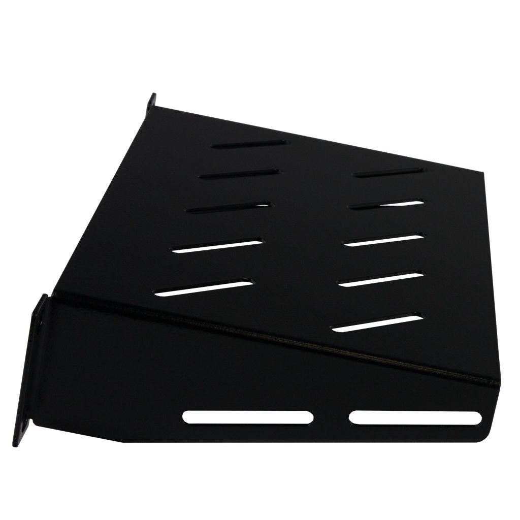 Rockstable 1 HE 10" Fachboden - Regalboden - Schwarz - SPCC - Stahl - 1U - Oval - 25,4 cm (10 Zoll)