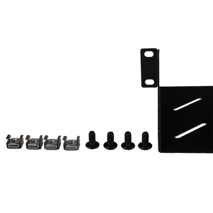 Rockstable 1 HE 10" Fachboden - Regalboden - Schwarz - SPCC - Stahl - 1U - Oval - 25,4 cm (10 Zoll)