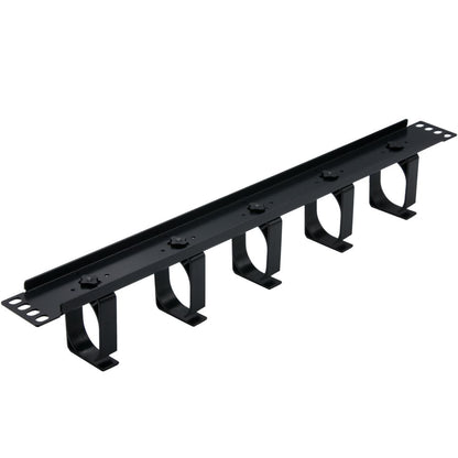 Rockstable 1 HE 19 Zoll Kabelmanagement | 5 Klemmen