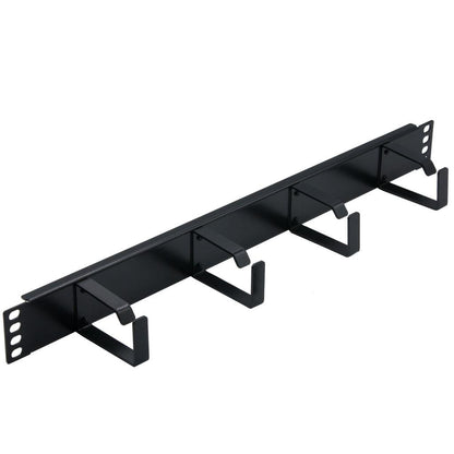 Rockstable 1 HE 19 Zoll Kabelmanagement | 4 Klemmen