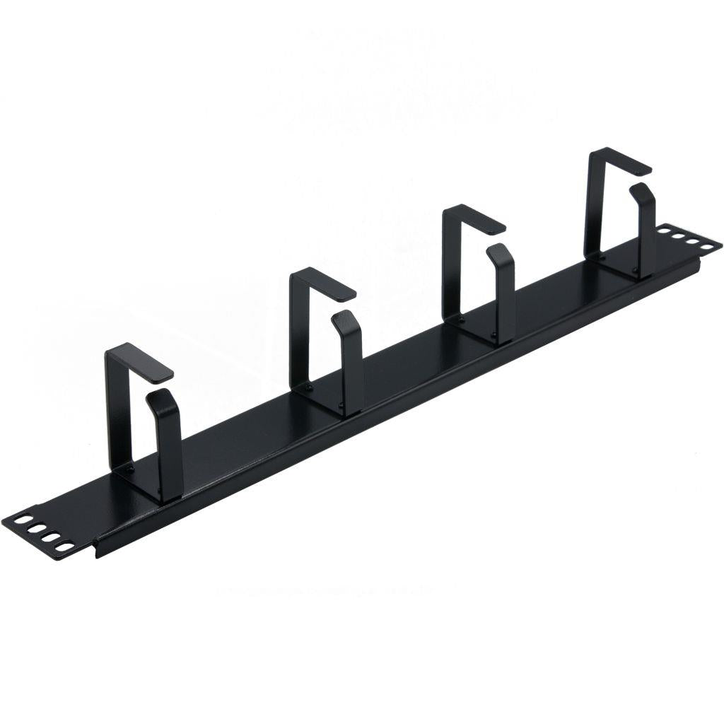 Rockstable 1 HE 19 Zoll Kabelmanagement | 4 Klemmen