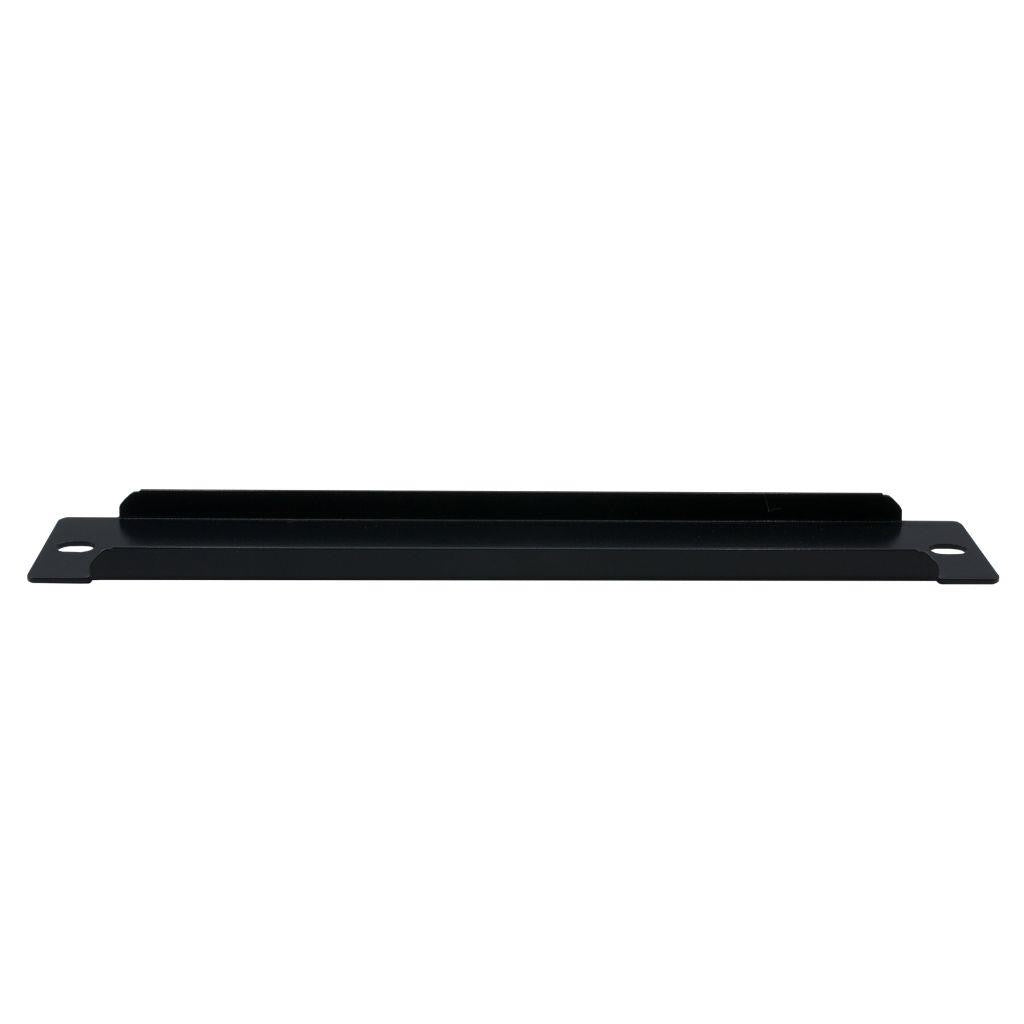 Rockstable 1 HE 10" Abdeckplatte - Regal-Abdeckung - Schwarz - SPCC - Stahl - 1U - Oval - 25,4 cm (10 Zoll)