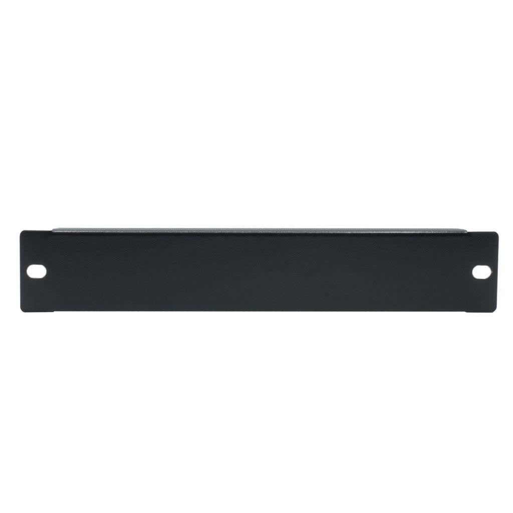Rockstable 1 HE 10" Abdeckplatte - Regal-Abdeckung - Schwarz - SPCC - Stahl - 1U - Oval - 25,4 cm (10 Zoll)