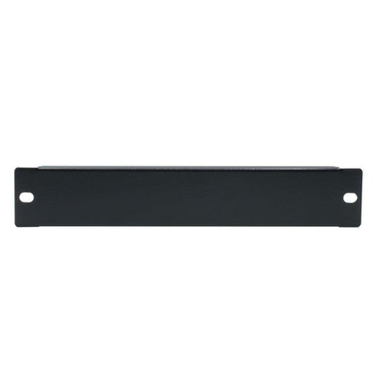 Rockstable 1 HE 10" Abdeckplatte - Regal-Abdeckung - Schwarz - SPCC - Stahl - 1U - Oval - 25,4 cm (10 Zoll)