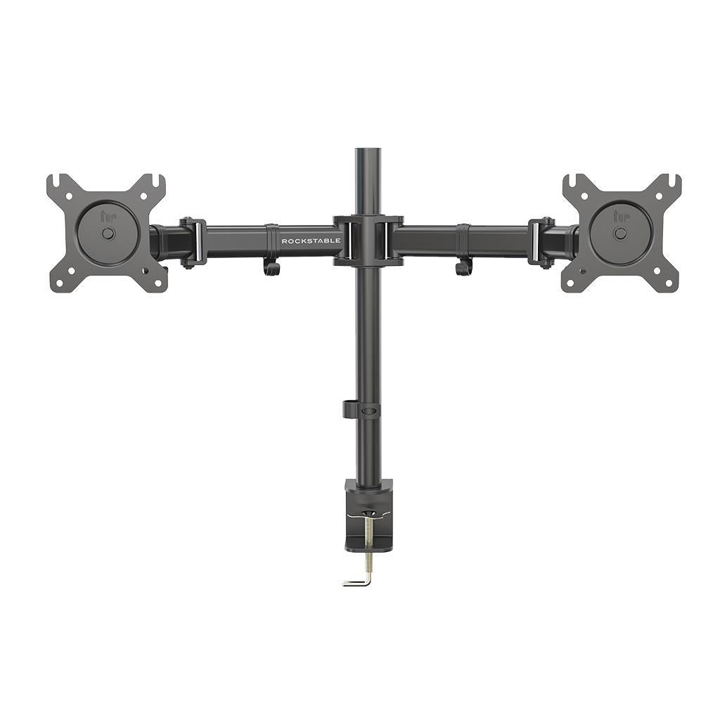 Rockstable Monitorarm | Monitorhalterung Basic für 13-32 Zoll Flat oder Curved Bildschirme