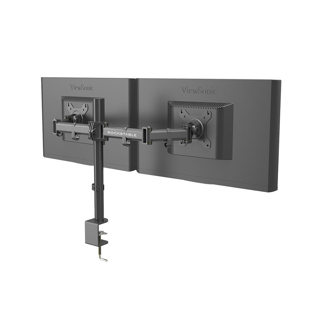 Rockstable Monitorarm | Monitorhalterung Basic für 13-32 Zoll Flat oder Curved Bildschirme