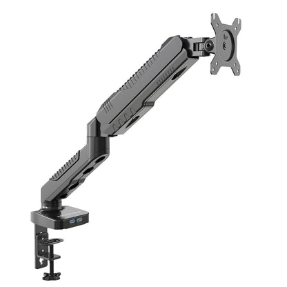 Rockstable Monitorarm | Monitorhalterung Advanced USB, für 13-27 Zoll Flat oder Curved Bildschirme