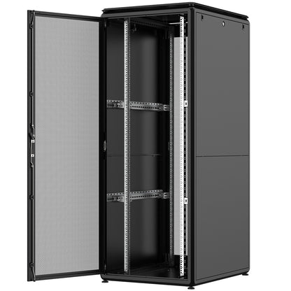 Rockstable 42HE 19 Zoll 800x1000x2027mm (BxTxH) Serverschrank | Netzwerkschrank perforierte Tür - Premium Line