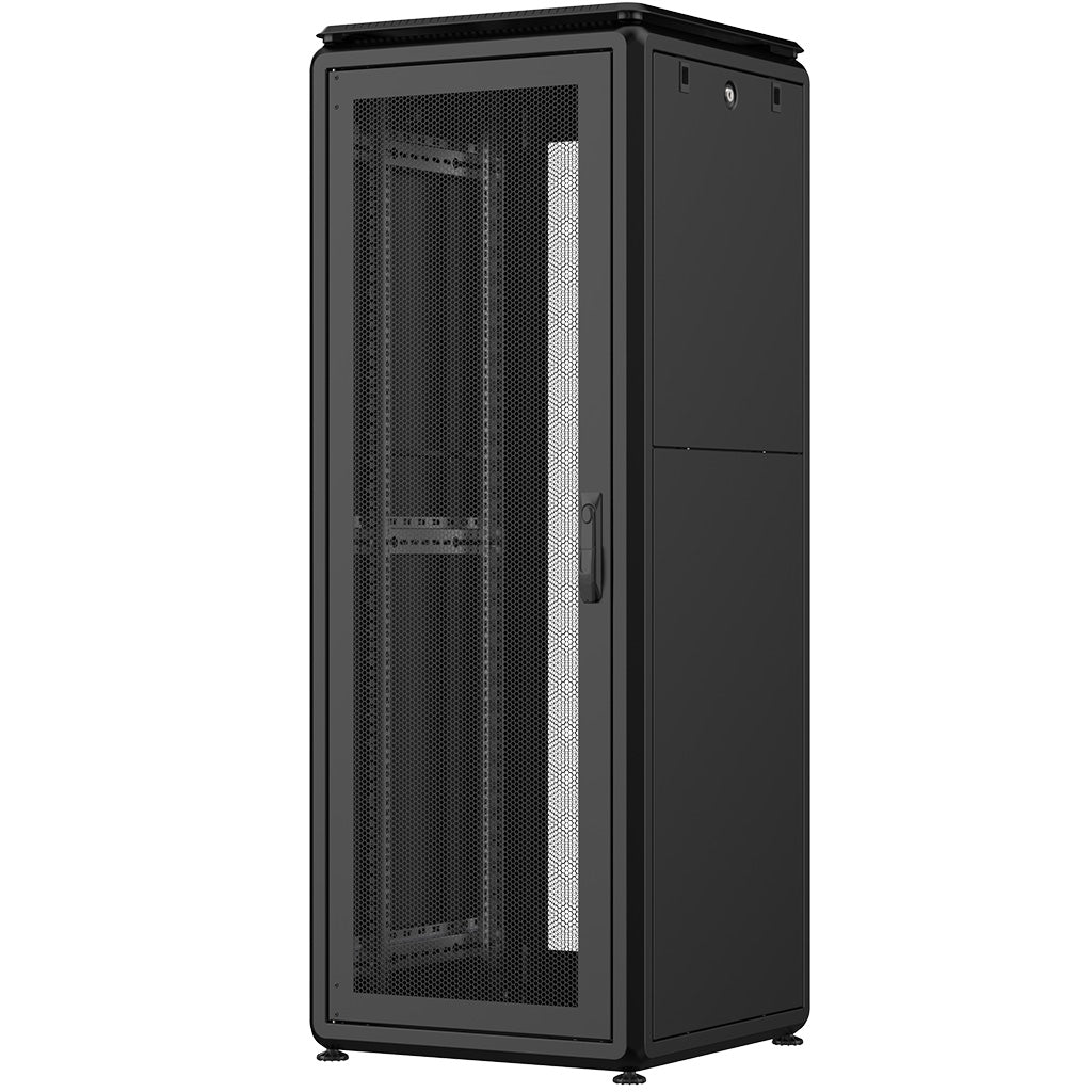 Rockstable 32HE 19 Zoll 600x600x1583mm (BxTxH) Serverschrank | Netzwerkschrank perforierte Tür - Premium Line