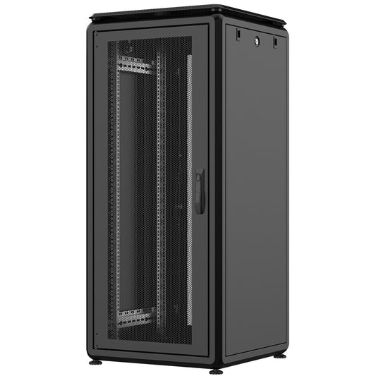 Rockstable 26HE 19 Zoll 600x600x1316mm (BxTxH) Serverschrank | Netzwerkschrank perforierte Tür - Premium Line
