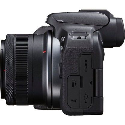 Canon EOS R10 + RF-S 18-45mm F4.5-6.3 IS STM - 24,2 MP - 6000 x 4000 Pixel - CMOS - 2,5x - 4K Ultra HD - Schwarz