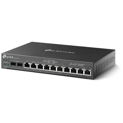TP-Link ER7212PC VPN/LAN Router with multiple LAN ports and SFP interfaces in black design