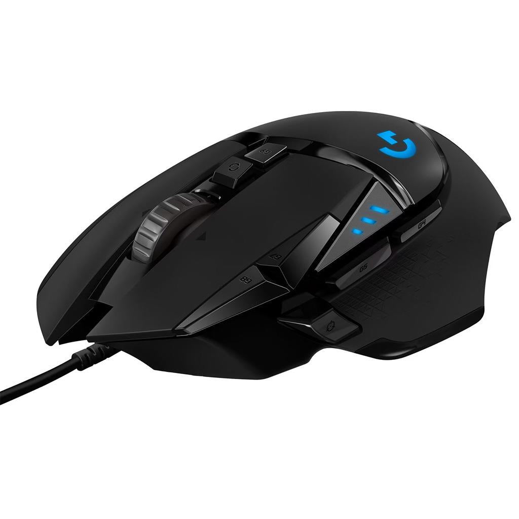 Logitech Gaming Mouse G502 (Hero) - Maus - optisch -  beschädigte Verpackung mit 11 programmierbaren Tasten bei präziser Abtastung.