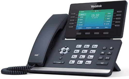 Yealink SIP-T54W - IP-Telefon - Schwarz - Kabelgebundenes Mobilteil - Tisch/Wand - Im Band - Out-of band - SIP-Info - 10 Zeilen