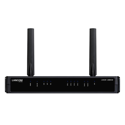 Lancom 1800VAW (EU) - Schwarz - DSL - LAN - Leistung - WAN - WLAN - 1 Lüfter - Extern - 3 dBi - SNMPv1,v2c,v3