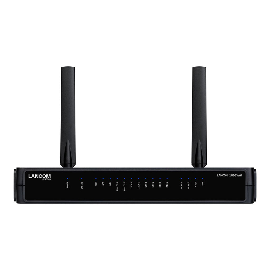 Lancom 1803VAW - - Wireless Router - - DSL-Modem 4-Port-Switch - 62154 - 4044144621543