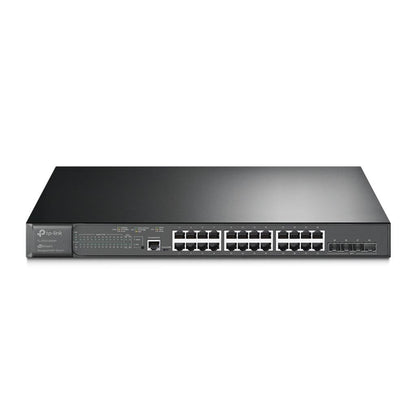 TP-Link JetStream 24-Port Gigabit L2+-Managed-PoE+-Switch mit 4 10G-SFP+-Slots