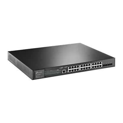 TP-Link JetStream 24-Port Gigabit L2+-Managed-PoE+-Switch mit 4 10G-SFP+-Slots - TL-SG3428XMP - 6935364030780