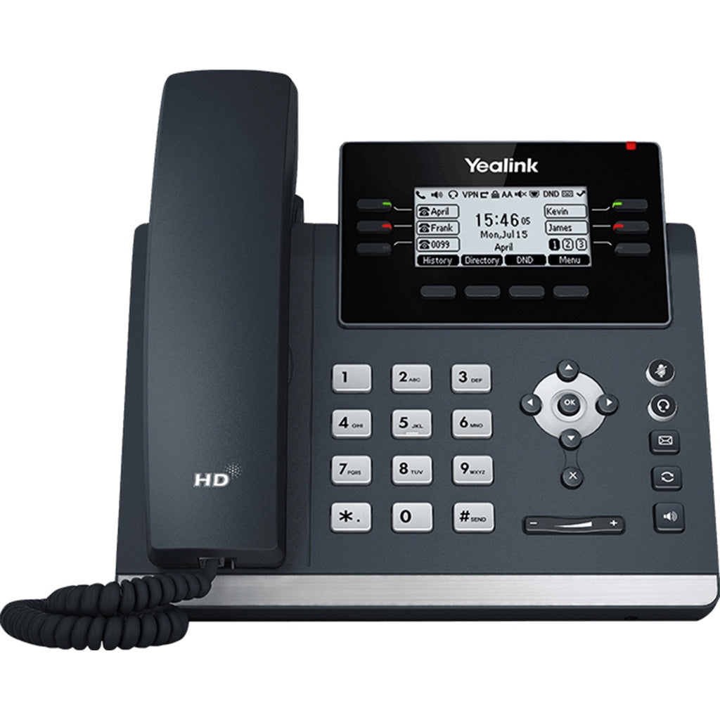 Yealink SIP T42U IP-Telefon Grau LCD WLAN - 1301201 - 6938818304826 - Brocon Shop