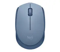 Logitech M171 - Tweehandig - Optisch - RF Draadloos - Blauw - Grijs