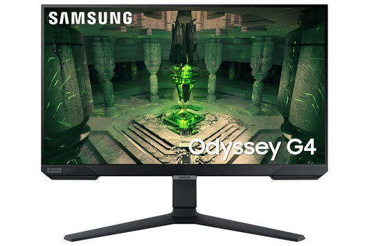 Samsung Odyssey G4 S25BG400EU 25" LED-Monitor Damaged Box display with green visuals and stylish design