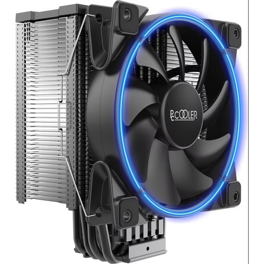 Pccooler GI-X6B V2 CPU-Kühler in Blau - Kühlset - 12 cm - 1800 RPM - 65 cfm - Blau