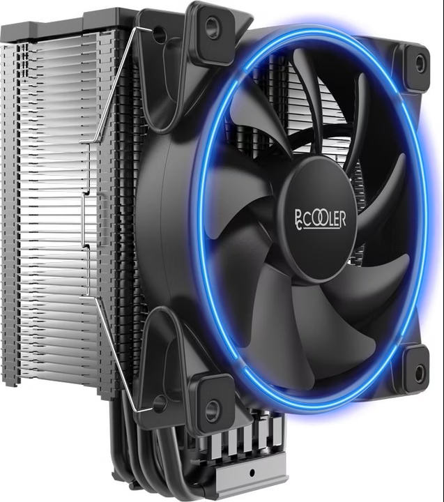 Pccooler GI-X6B V2 CPU-Kühler in Blau - Kühlset - 12 cm - 1800 RPM - 65 cfm - Blau