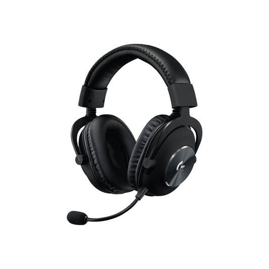 Logitech G PRO X LIGHTSPEED wireless gaming headset with over-ear design and surround sound features.