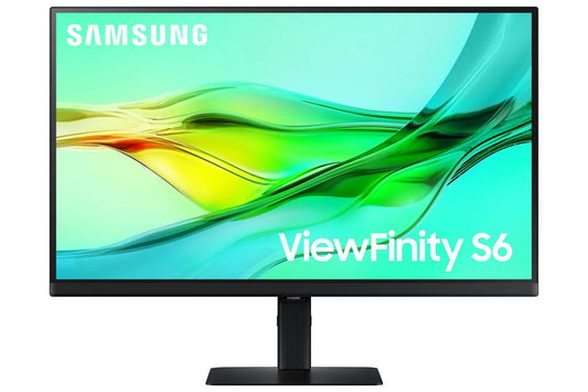 Samsung ViewFinity S6 S27D600UAU 27" LED-Monitor Damaged Box mit QHD-Auflösung und 100 Hz Bildwiederholrate.