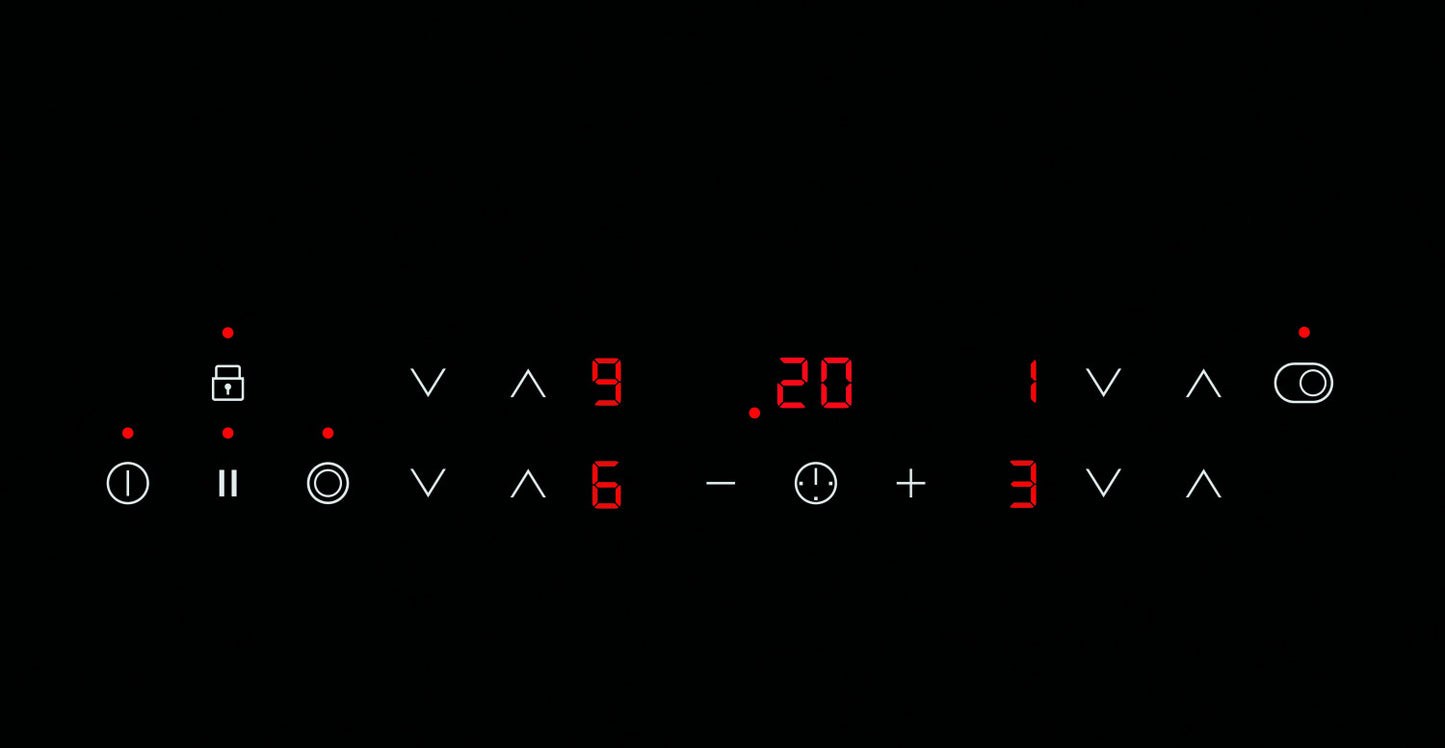 AEG HK634060XB - Schwarz - Integriert - 60 cm - Keramik - Glaskeramik - 4 Zone(n)