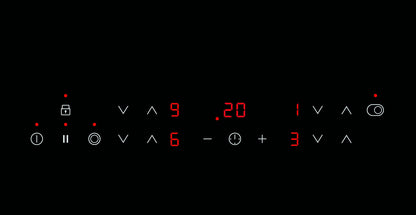 AEG HK634060XB - Schwarz - Integriert - 60 cm - Keramik - Glaskeramik - 4 Zone(n)