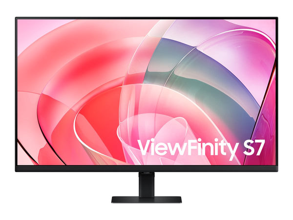 Samsung ViewFinity S70D 4K 32" display showcasing vibrant colors and sleek design.