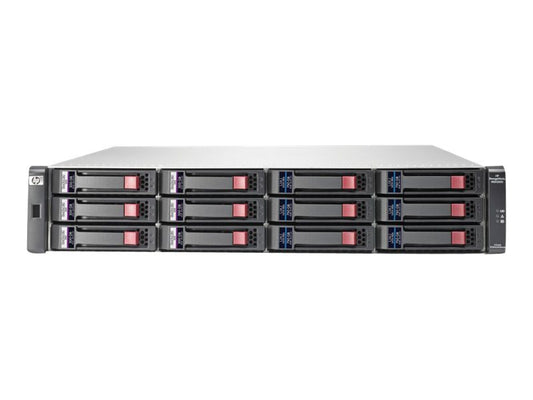 HPE StorageWorks Modular Smart Array 2012 3.5-in Drive Bay DC-power Chassis - Speichergehäuse - 12 Schächte (SATA-300 / SAS)