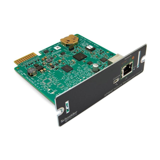 APC AP9640 Smart-UPS Netzwerkmanagementkarte (Gen3) - Netzwerk-Management-Karte - SmartSlot - 12,1 mm - 11,4 mm - 38 mm - 80 g