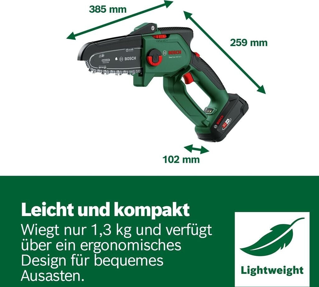 Bosch EasyChain 18V-15-7 Akku-Kettensäge