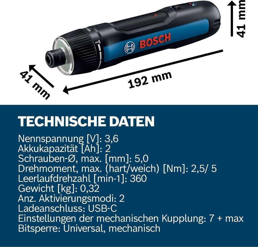 Bosch Go Professional Akku-Schrauber