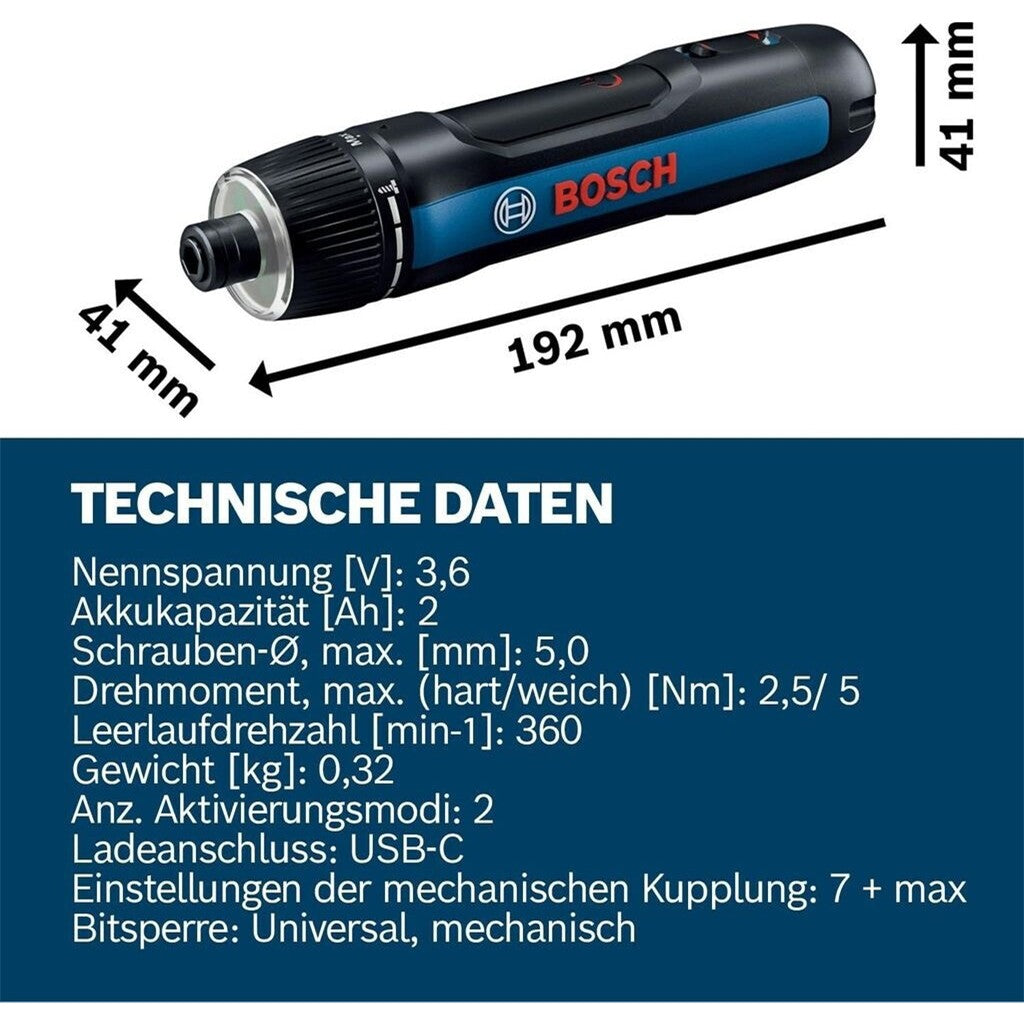 Bosch Go Professional Akku-Schrauber