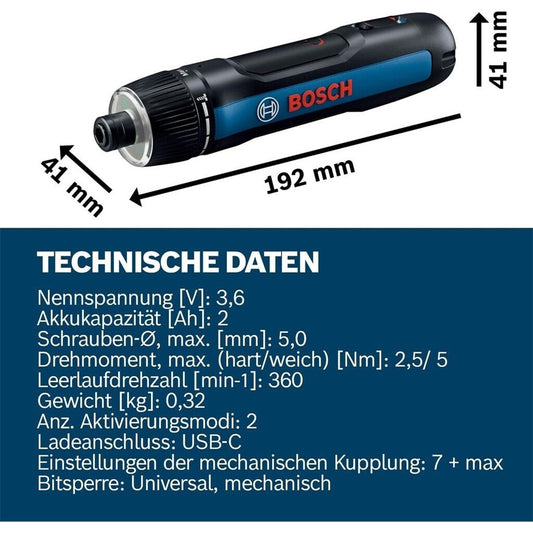 Bosch Go Professional Akku-Schrauber