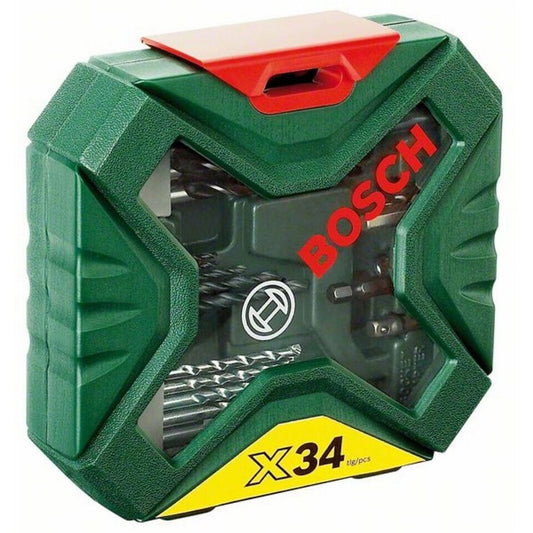 Bosch X-Line Classic - Schraubendreher- und Bohreinsatzset - für Holz, Metall, Mauerwerk