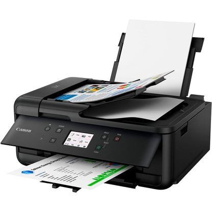 Canon PIXMA TR7650 Multifunktionsdrucker DIN A4 - Farbtintenstrahldrucker schwarz 4 in 1