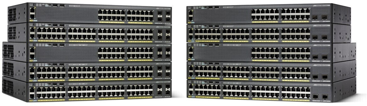 Cisco Small Business WS-C2960X-48LPS-L - Managed - L2/L3 - Gigabit Ethernet (10/100/1000) - Power over Ethernet (PoE) - Rack-Einbau - 1U