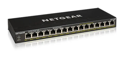 Netgear GS316PP - Switch - unmanaged - 16 x 10/100/1000 (PoE+) Netgear