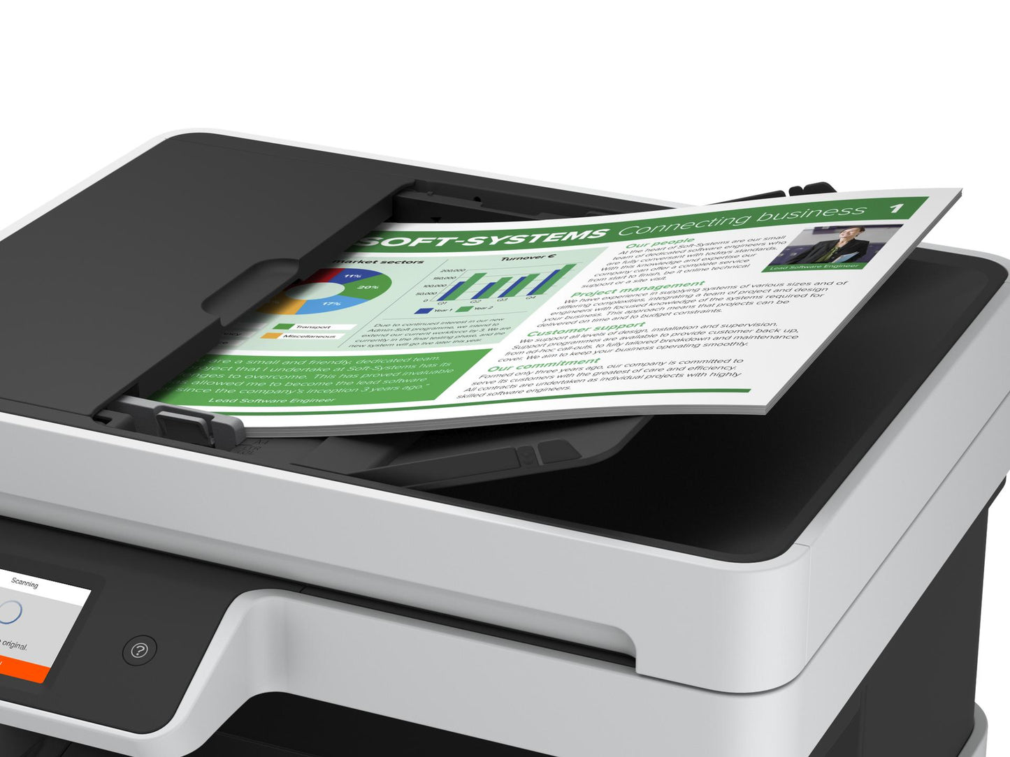 Epson EcoTank ET-5150 - Tintenstrahl - Farbdruck - 4800 x 1200 DPI - A4 - Direktdruck - Schwarz - Weiß Damaged Box